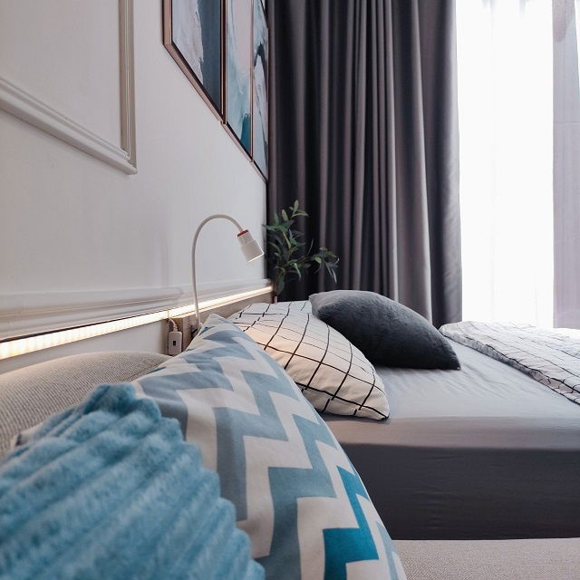 รูป คอนโด ONEDER Kaset แต่งแบบห้องตัวอย่าง 1 ห้องนอน 25 ตรม. ตึก C ชั้น 5 มีเครื่องซักผ้า ของครบ สวยมาก - รูปที่ 3/9