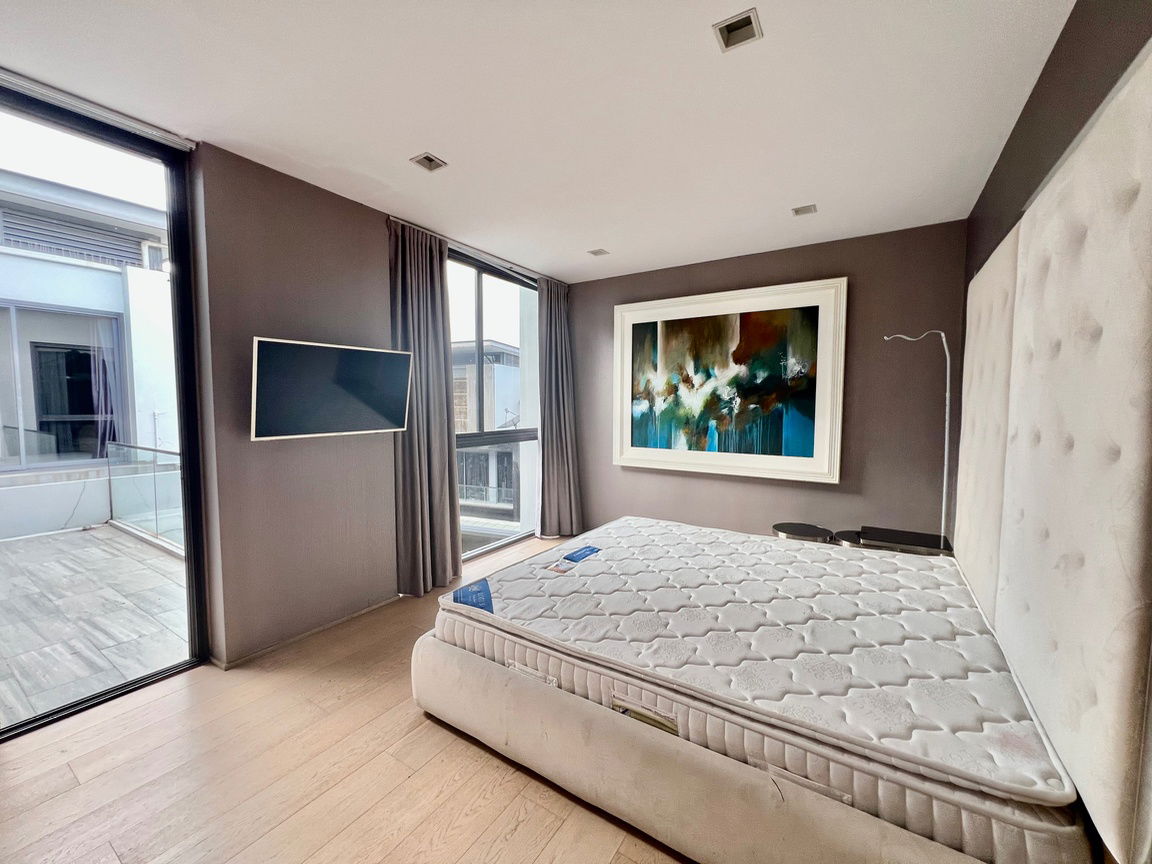 รูป ให้เช่าบ้านเดี่ยว 3 ชั้น สไตล์ Pool Villa โครงการ The Honor บ้านหรูหลังใหญ่ สระว่ายน้ำส่วนตัว ทำเลเลียบด่วน เอกมัย–รามอินทรา เลี้ยงสัตว์ได้ - รูปที่ 40/46