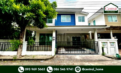 บ้านแฝด รพ.กรุงไทย เวสเทิร์น : บ้านแฝด เพอร์เฟค พาร์ค บางบัวทอง ถูกที่สุดในโครงการ