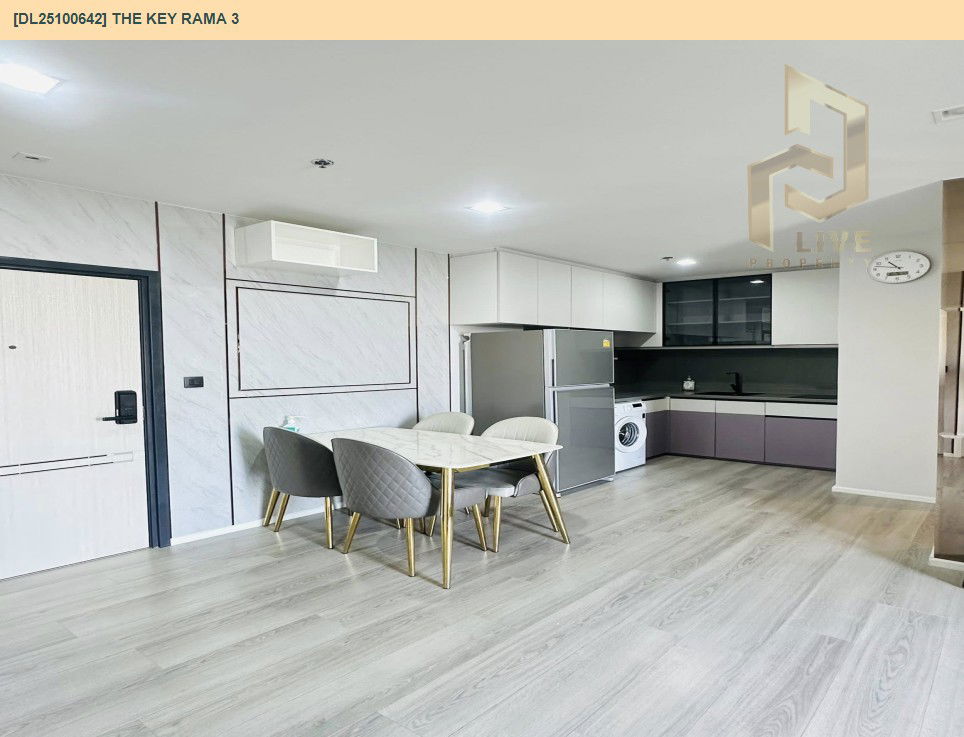รูป DL25100642 ให้เช่าคอนโด เดอะ คีย์ พระราม 3 (The Key Rama 3) ใกล้ BTS ช่องนนทรี พร้อมเข้าอยู่ โทรด่วน 0614453194 LineID @162cjixi - รูปที่ 5/13