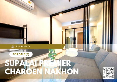 Condos for sale : Urgent sale ✨ Supalai Premier Charoen Nakhon ✨ Fully furnished and equipped, near BTS Krung Thonburi