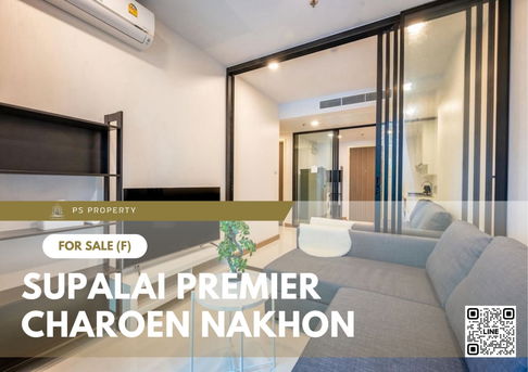Urgent sale ✨ Supalai Premier Charoen Nakhon ✨ Fully furnished and equipped, near BTS Krung Thonburi