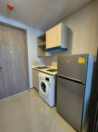 picture ✨ Washing machine included. Condo The Muve Bangna, 25 sq m, Building B, 4th floor, only 8,500 baht. 🏡💖 - 10/12