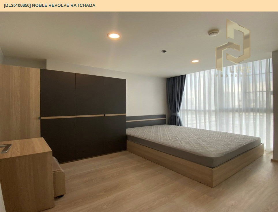 picture DL25100650 Condo for rent, Noble Revolve Ratchada near MRT ศูนย์วัฒนธรรม, ready to move in, call urgently 0638692663 LineID @534wlwof - 3/10
