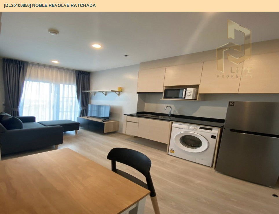 picture DL25100650 Condo for rent, Noble Revolve Ratchada near MRT ศูนย์วัฒนธรรม, ready to move in, call urgently 0638692663 LineID @534wlwof - 6/10
