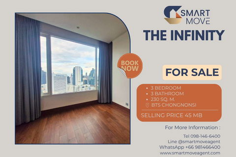 🔥 Sale with tenant !! high floor 31++!!🔥 Code C20251000085......The Infinity, 3 bedroom, 3 bathroom, furnished, ready to move in, Special Deal!!📣📣
