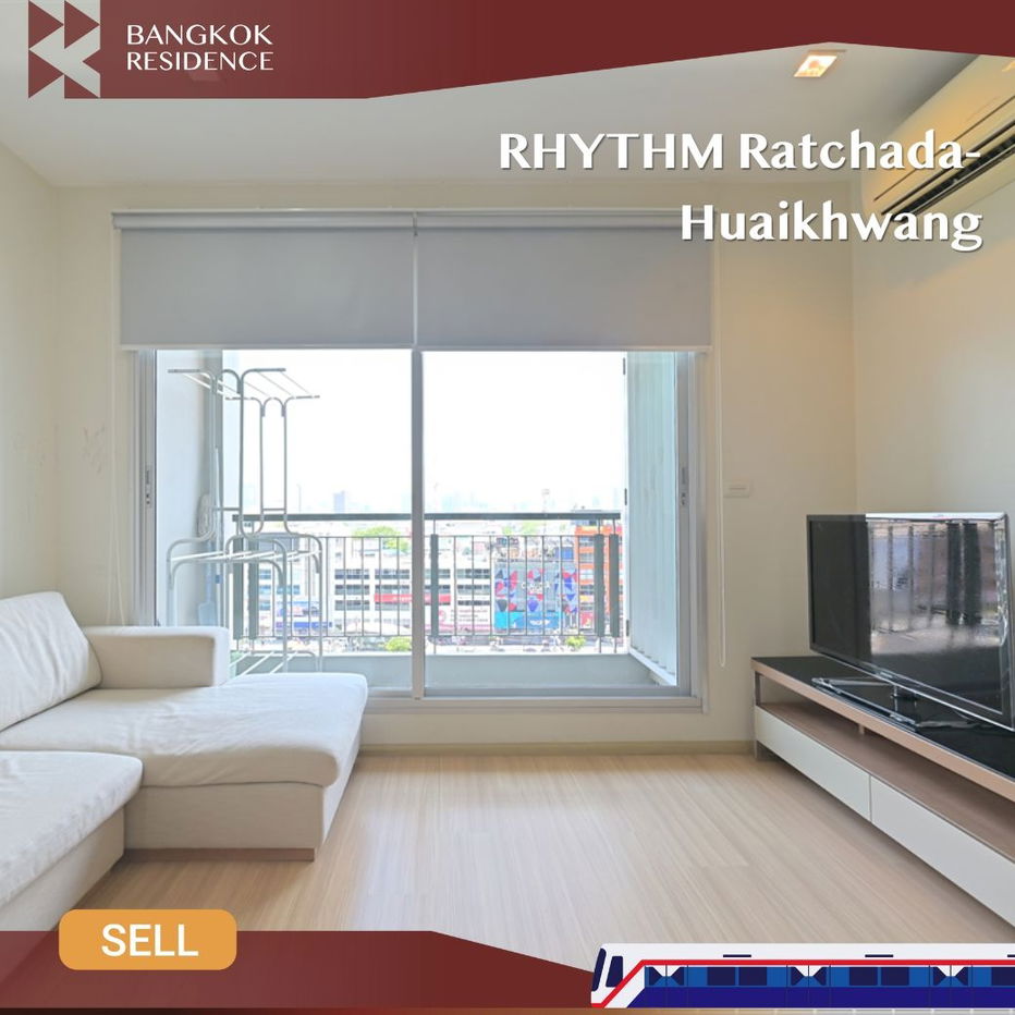 รูป ⚡ห้องกว้าง  2 ห้องนอน⚡ Rhythm Ratchada-Huaikhwang ใกล้ MRT ห้วยขวาง - รูปที่ 1/11