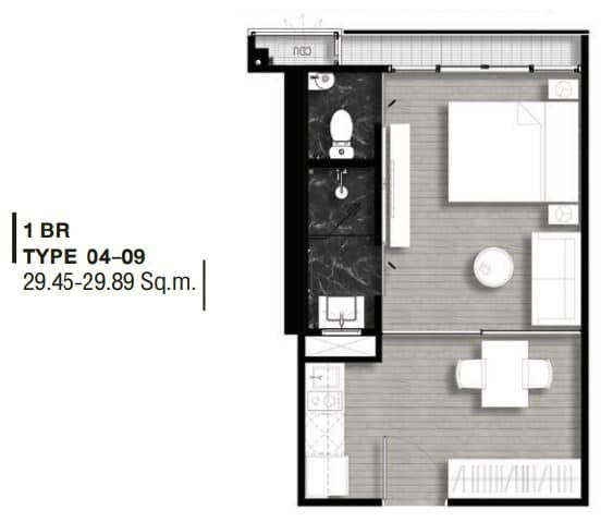 รูป 📌📌 เช่าด่วน !!! PARK ORIGIN PHORM PHONG แบบ 1 ห้องนอน🔰 ขนาด : 53 ตร.ม.🔰 ราคาดีมาก📌📌 - รูปที่ 4/13