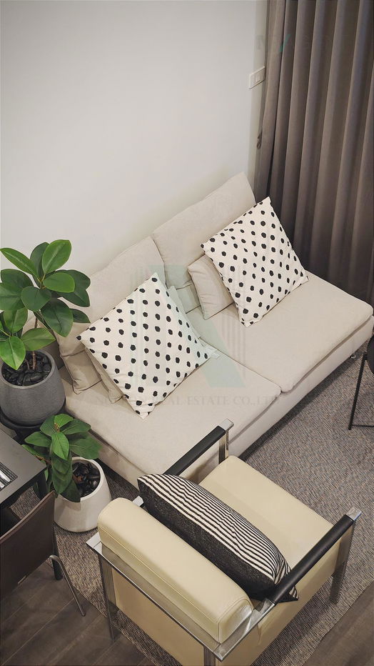 picture For Rent Condo KNIGHTSBRIDGE SPACE RAMA 9 Building 1, Floor 27,Duplex, Room size 33 sqm - 1/8