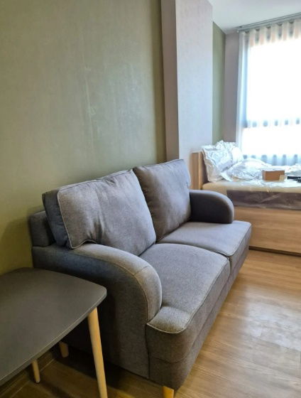 picture ✨ Washing machine included. Condo The Muve Bangna, 25 sq m, Building B, 4th floor, only 8,500 baht. 🏡💖 - 2/12