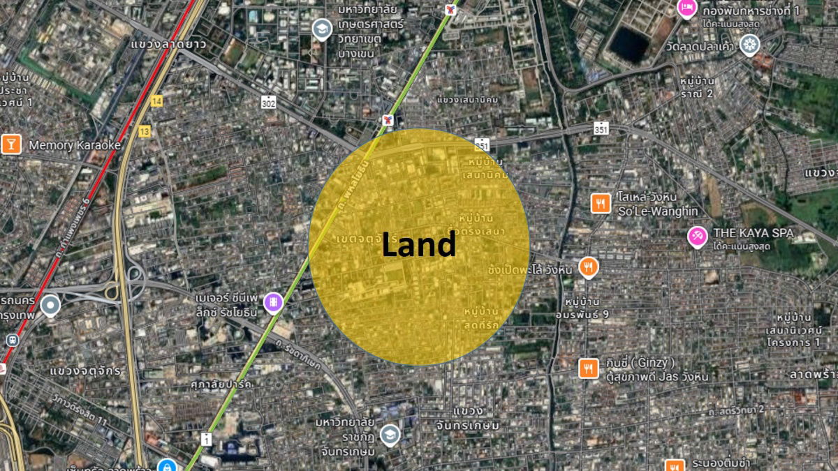 รูป ขายที่ดินเปล่า ถนนเสนานิคม 1 ใกล้ BTS เสนานิคม - รูปที่ 4/4