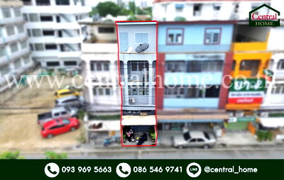 อาคารพาณิชย์ ถนนรัตนาธิเบศร์ : อาคารพาณิชย์ 4 ชั้น ซอยติวานนท์ 38 ใกล้รถไฟฟ้าสายสีชมพู