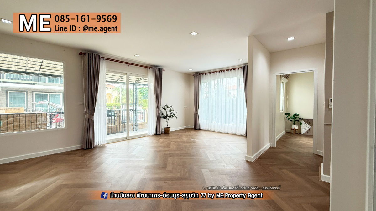 รูป ขาย บ้านเดี่ยว โกลเด้น วิลเลจ อ่อนนุช-พัฒนาการ หลังมุม  รีโนเวทใหม่ทั้งหลัง อยู่ต้นโครงการ ถูกสุดในโครงการ ใกล้ BTS ศรีนุช โทร 085-161-9569 (BL17-54) - รูปที่ 3/24