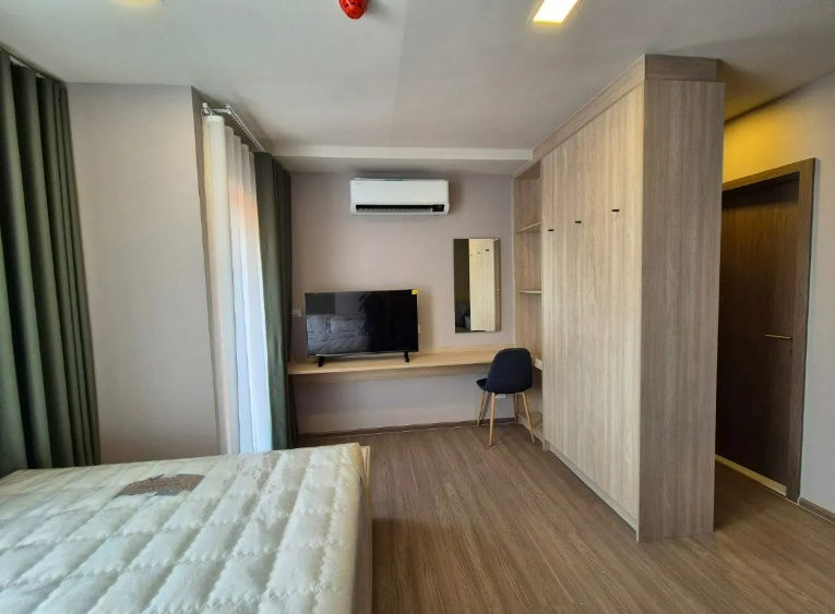 picture ✨ Washing machine included. Condo The Muve Bangna, 25 sq m, Building B, 4th floor, only 8,500 baht. 🏡💖 - 5/12