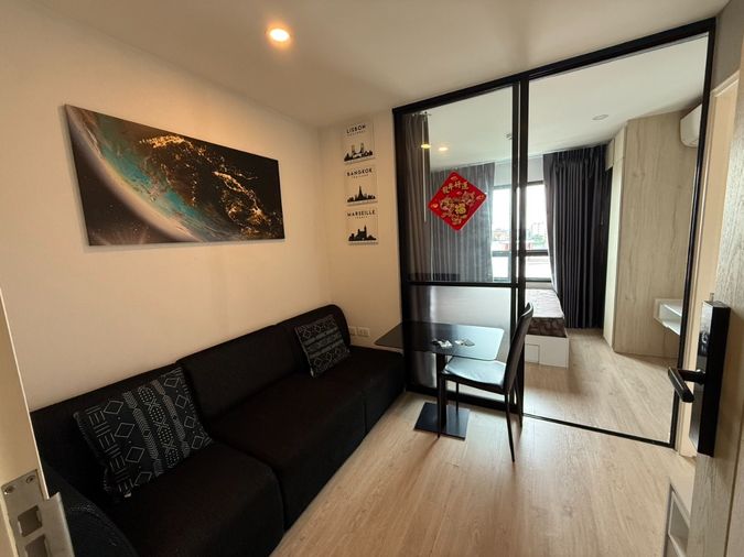 ให้เช่าไอคอนโด กรีนสเปซ สุขุมวิท77 washing machine in room Line ID@757zwvfy