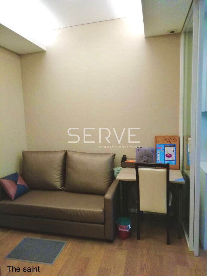 picture 1 Bed 1 Bath Nice Room Fully furnished Good Location Close to MRT Phahon Yothin 300 m @ The Saint Residences  - 3/6
