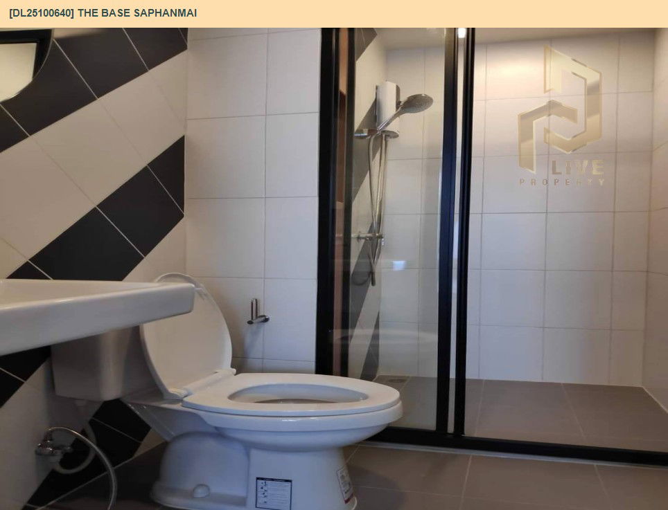 รูป DL25100640 ให้เช่าคอนโด เดอะ เบส สะพานใหม่ (THE BASE Saphanmai) ใกล้ BTS สายหยุด พร้อมเข้าอยู่ โทรด่วน 0656133286 LineID @897iyzll - รูปที่ 9/9