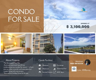 The Sanctuary Hua Hin ✨ Your Private Resort-Style Condo Just Minutes from the Beach ✨