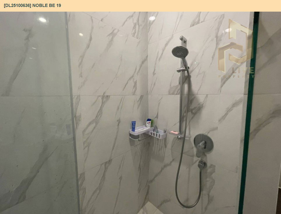 รูป DL25100636 ให้เช่าคอนโด โนเบิล บี 19 (Noble BE 19) ใกล้ MRT สุขุมวิท พร้อมเข้าอยู่ โทรด่วน 0656133286 LineID @897iyzll - รูปที่ 9/10
