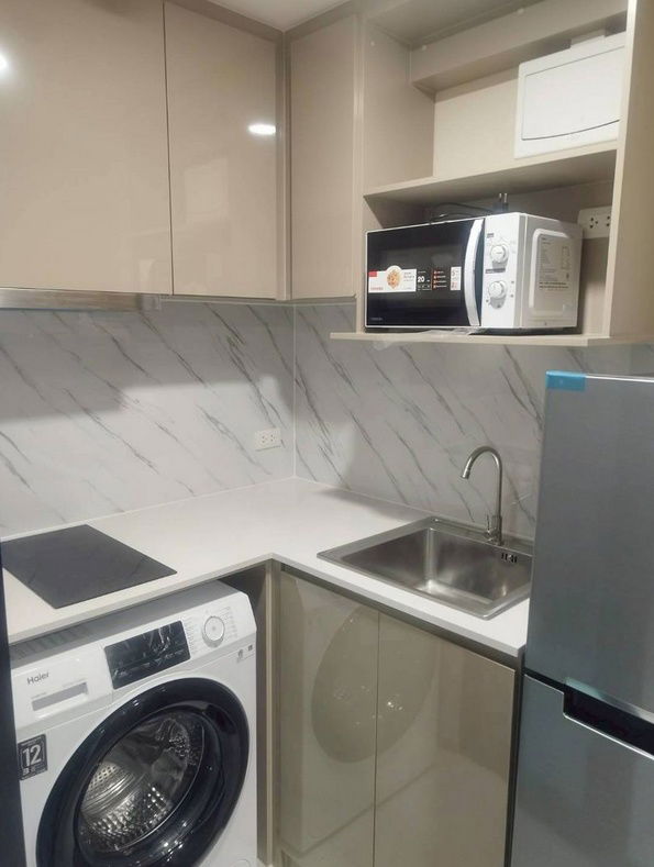 รูป เดอะ เบลกราเวีย รัชดา 17 🚆ใกล้ Mrt สุทธิสาร  29.13 ตร.ม. 1 ห้องนอน 1 ห้องน้ำ ห้องใหม่ เฟอร์นิเจอร์พร้อมอยู่ - รูปที่ 10/19