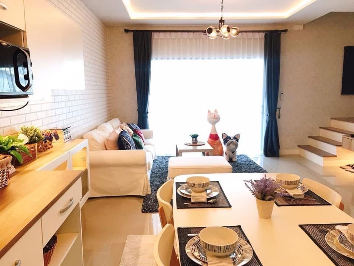 picture Townhouse for rent 📍 Siri Place Rangsit 📍 3 bedrooms, 3 bathrooms, fully furnished and equipped with appliances - 5/11