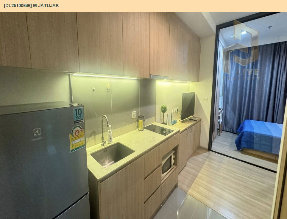 picture DL25100646 Condo for rent, M Jatujak near BTS Chatuchak park, ready to move in, call urgently 0638692663 LineID @523dslwi - 4/10