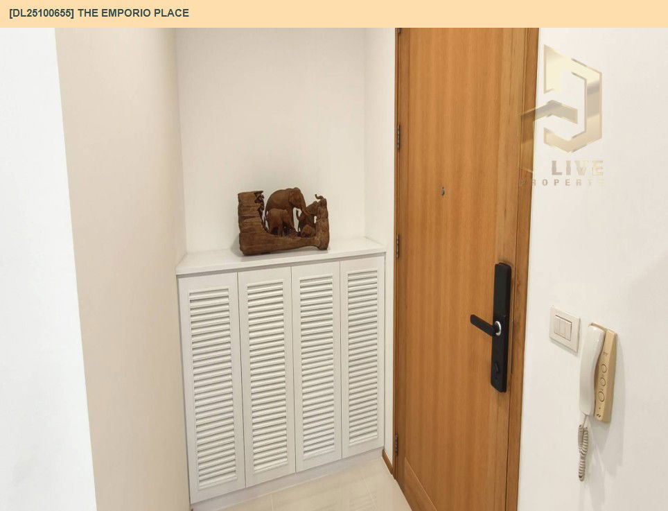 รูป DL25100655 ให้เช่าคอนโด ดิ เอ็มโพริโอ เพลส (The Emporio Place) ใกล้ BTS พร้อมพงษ์ พร้อมเข้าอยู่ โทรด่วน 0653619502 LineID @534wlwof - รูปที่ 11/11