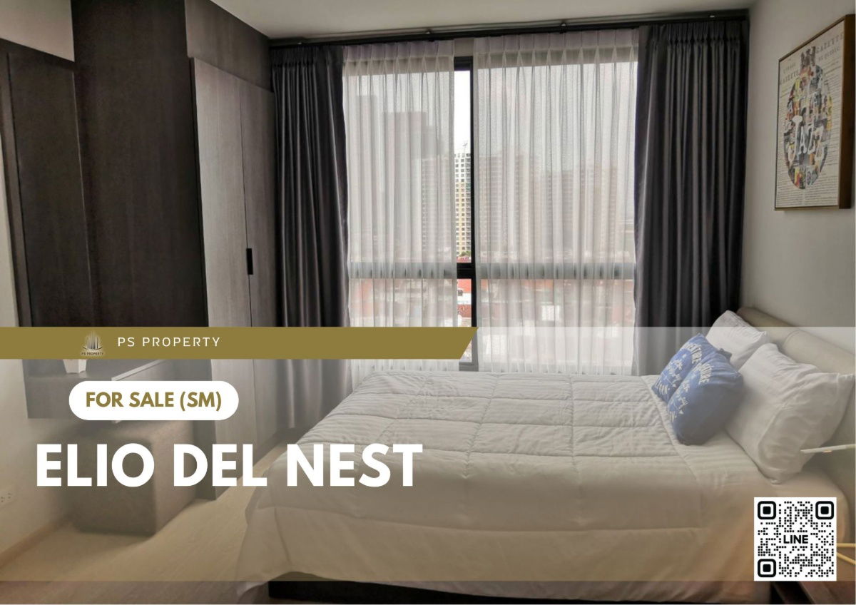 รูป ขายด่วน 📍 Elio Del Nest 📍 เฟอร์นิเจอร์ และ เครื่องใช้ไฟฟ้าครบ ใกล้ BTS อุดมสุข - รูปที่ 1/8