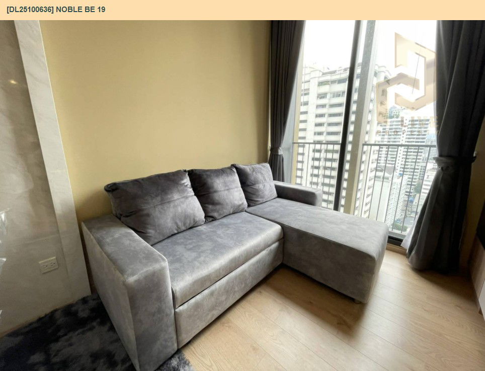 รูป DL25100636 ให้เช่าคอนโด โนเบิล บี 19 (Noble BE 19) ใกล้ MRT สุขุมวิท พร้อมเข้าอยู่ โทรด่วน 0656133286 LineID @897iyzll - รูปที่ 2/10