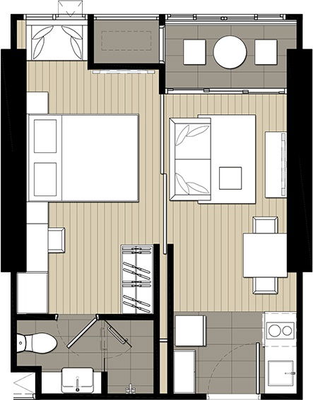 รูป 📌📌 เช่าด่วน !!! Ashton Silom แบบ 1 ห้องนอน🔰 ขนาด : 50 ตร.ม.🔰 ราคาดีมาก📌📌 - รูปที่ 4/13