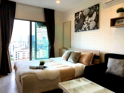 Condos for rent Sukhumvit 81 : For Rent Condo IDEO MOBI SUKHUMVIT Building B, Floor 9,Studio, Room size 22.00 sqm