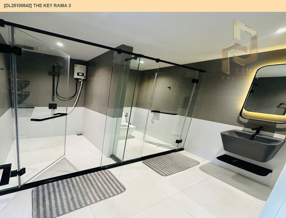 รูป DL25100642 ให้เช่าคอนโด เดอะ คีย์ พระราม 3 (The Key Rama 3) ใกล้ BTS ช่องนนทรี พร้อมเข้าอยู่ โทรด่วน 0614453194 LineID @162cjixi - รูปที่ 13/13