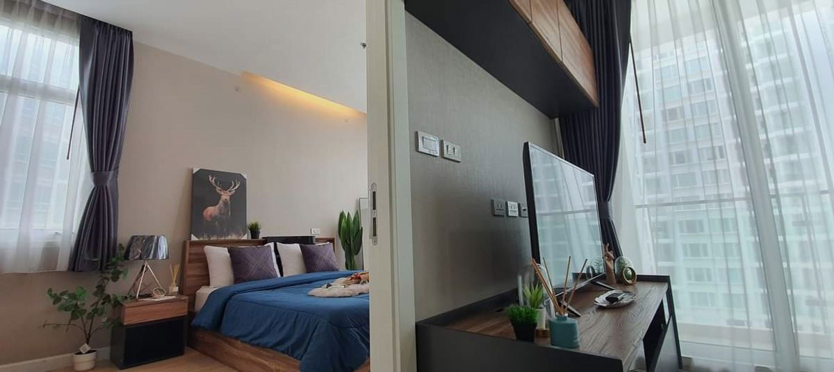 รูป ให้เช่า 🔥 T.C. Green 🔥 เฟอร์นิเจอร์ และ เครื่องใช้ไฟฟ้าครบ ใกล้ MRT สายสีส้ม - รูปที่ 4/9