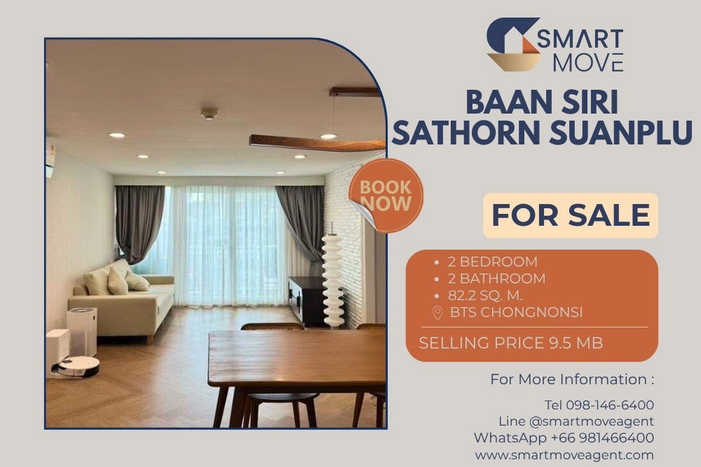 picture 🔥 For Sale !! 🔥 Code C20250900034..........Baan Siri Sathorn Suanplu, 2 bedroom, 2 bathroom, furnished, Special Deal!!📣📣 - 1/9