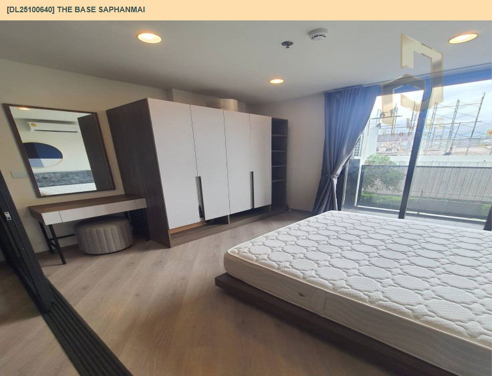 รูป DL25100640 ให้เช่าคอนโด เดอะ เบส สะพานใหม่ (THE BASE Saphanmai) ใกล้ BTS สายหยุด พร้อมเข้าอยู่ โทรด่วน 0656133286 LineID @897iyzll - รูปที่ 4/9