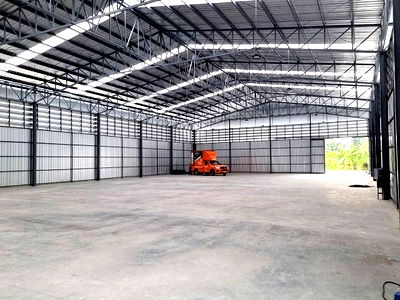 Factory for rent Boromarajonani College Of Nursing Noppharat Wachi : Warehouse for rent in Phraya Suren with office spac1,600 sq m., Large vehicles allowed.