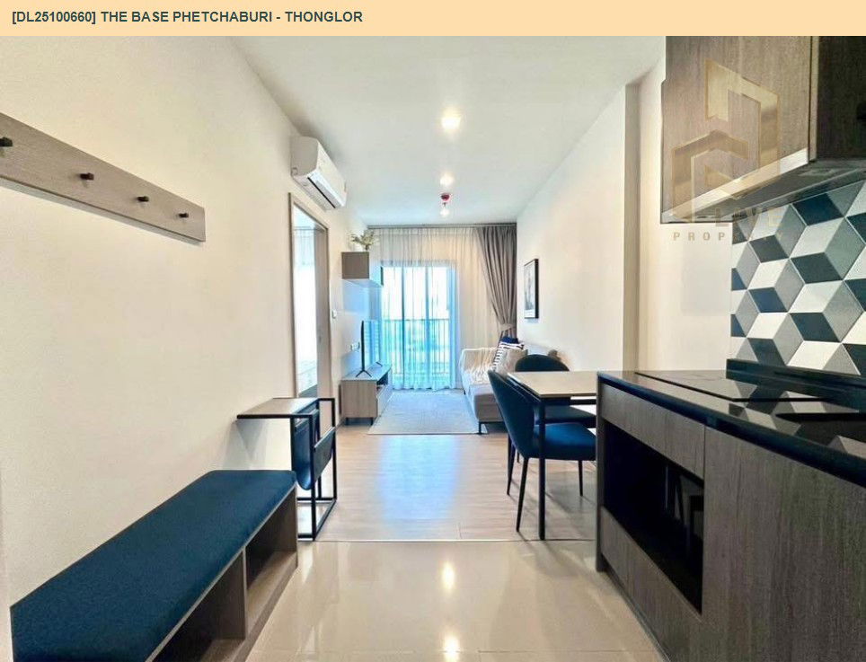 รูป DL25100660 ให้เช่าคอนโด เดอะ เบส เพชรบุรี - ทองหล่อ (THE BASE Phetchaburi - Thonglor) ใกล้ BTS พร้อมพงษ์ พร้อมเข้าอยู่ โทรด่วน 0656133286 LineID @897iyzll - รูปที่ 10/16