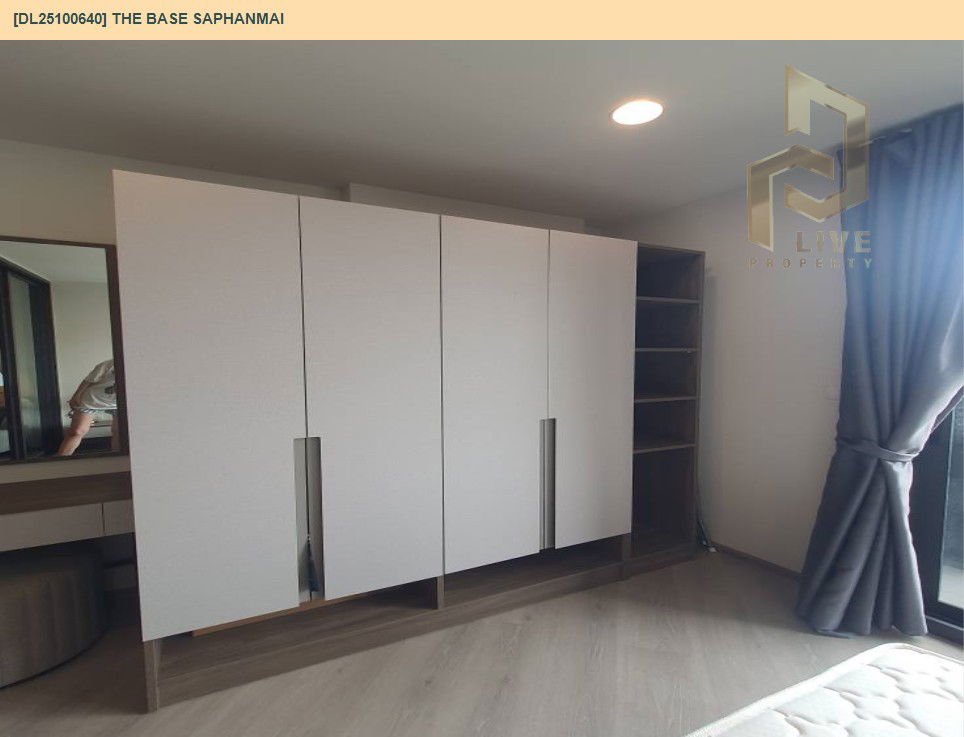 รูป DL25100640 ให้เช่าคอนโด เดอะ เบส สะพานใหม่ (THE BASE Saphanmai) ใกล้ BTS สายหยุด พร้อมเข้าอยู่ โทรด่วน 0656133286 LineID @897iyzll - รูปที่ 7/9