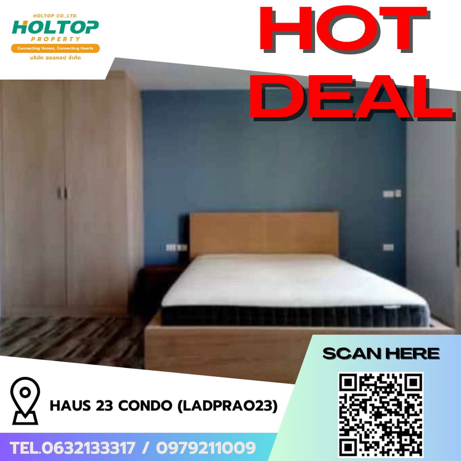 รูป #R7214  🎉 281068 ให้เช่าคอนโด  Haus 23 Condo (Ladprao23) - รูปที่ 1/9