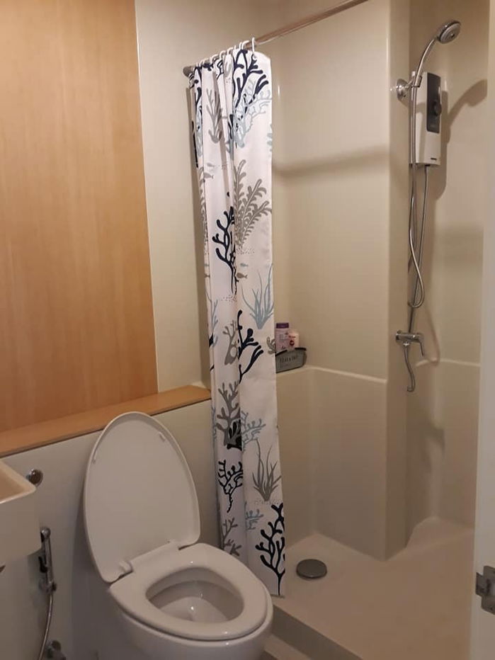 รูป (ว่าง3พฤศจิกายน ไม่มีที่จอดรถ)ให้เช่าAspireสาทร-ท่าพระ - 1นอน 30.5ตรม. ชั้น18 วิวสระว่ายน้ำ - Line:@hac55 - รูปที่ 3/8