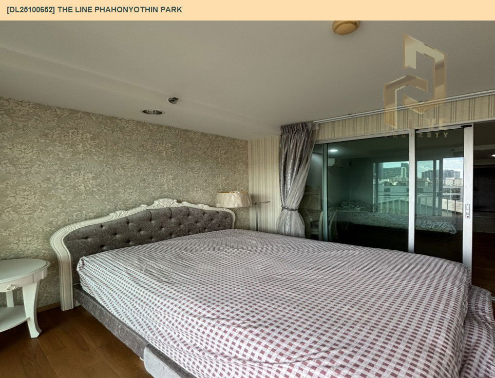 รูป DL25100652 ให้เช่าคอนโด เดอะ ไลน์ พหลโยธิน พาร์ค (THE LINE Phahonyothin Park) ใกล้ BTS ห้าแยกลาดพร้าว พร้อมเข้าอยู่ โทรด่วน 0614453194 LineID @162cjixi - รูปที่ 2/9