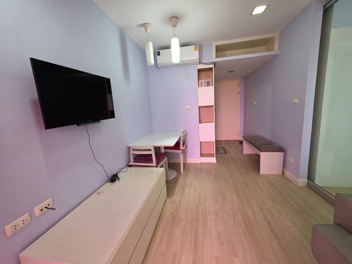 รูป 🔥เช่าคอนโดติด MRT ห้วยขวาง เพียง 300 เมตร The Colory Vivid เฟอร์ฯ ครบพร้อมเข้าอยู่ - รูปที่ 3/12