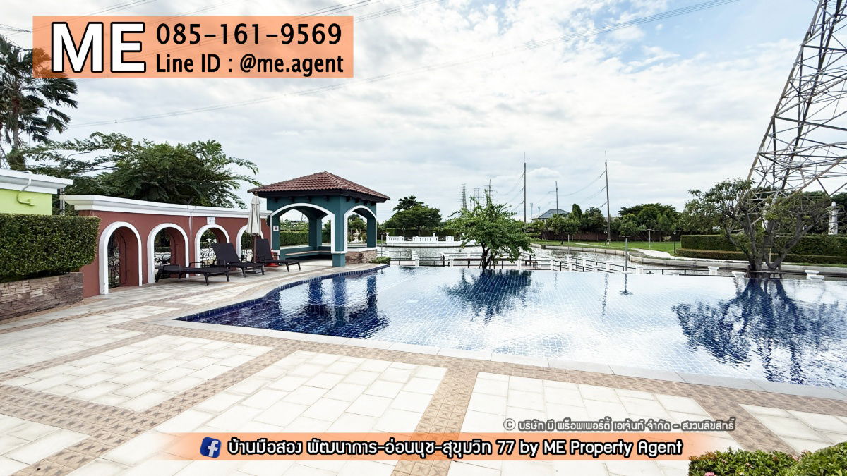 รูป ขาย บ้านเดี่ยว โกลเด้น วิลเลจ อ่อนนุช-พัฒนาการ หลังมุม  รีโนเวทใหม่ทั้งหลัง อยู่ต้นโครงการ ถูกสุดในโครงการ ใกล้ BTS ศรีนุช โทร 085-161-9569 (BL17-54) - รูปที่ 20/24