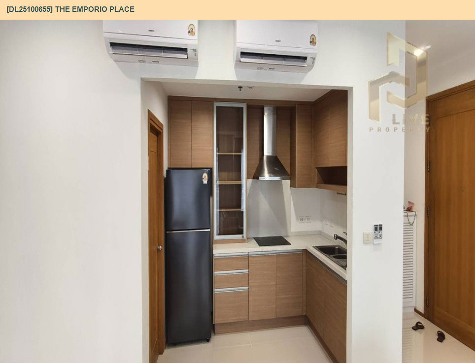 รูป DL25100655 ให้เช่าคอนโด ดิ เอ็มโพริโอ เพลส (The Emporio Place) ใกล้ BTS พร้อมพงษ์ พร้อมเข้าอยู่ โทรด่วน 0653619502 LineID @534wlwof - รูปที่ 5/11