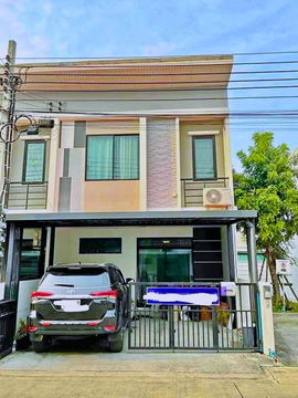 ราชพฤกษ์-รัตนาธิเบศร์ MRT บางรักใหญ่ 3.2 กม.หลังมุม เดอะทรัสต์ 3 นอน ปากเกร็ด ให้เช่าทาวน์เฮ้าส์ 2 ชั้น2 น้ำ ตลาดสดท่าอิฐ 2.6 กม.