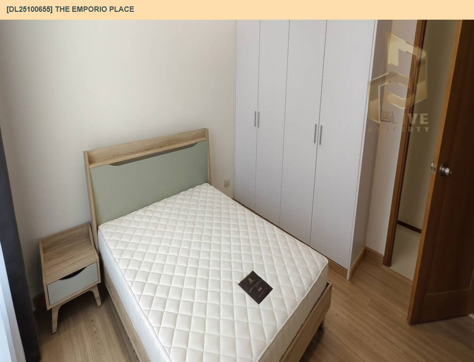 รูป DL25100655 ให้เช่าคอนโด ดิ เอ็มโพริโอ เพลส (The Emporio Place) ใกล้ BTS พร้อมพงษ์ พร้อมเข้าอยู่ โทรด่วน 0653619502 LineID @534wlwof - รูปที่ 2/11