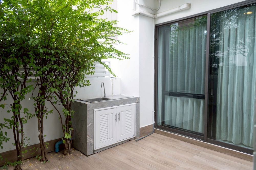 รูป ให้เช่าทาวน์โฮม 3 ชั้น โครงการ The Terrace รามอินทรา 65 เฟอร์ครบ พร้อมเข้าอยู่ ทำเลดี ใกล้ MRT สายสีชมพู และทางด่วนเอกมัย-รามอินทรา - รูปที่ 14/15