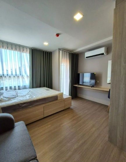 picture ✨ Washing machine included. Condo The Muve Bangna, 25 sq m, Building B, 4th floor, only 8,500 baht. 🏡💖 - 6/12