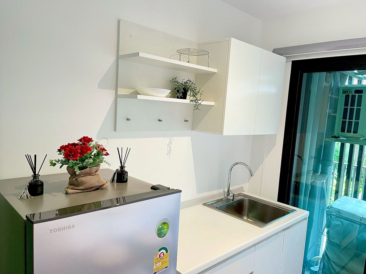 รูป ให้เช่า ไอคอนโด เสรีไทย ติดถนนใหญ่ ใกล้ม.นิด้า เดินทางสะดวก - รูปที่ 10/16