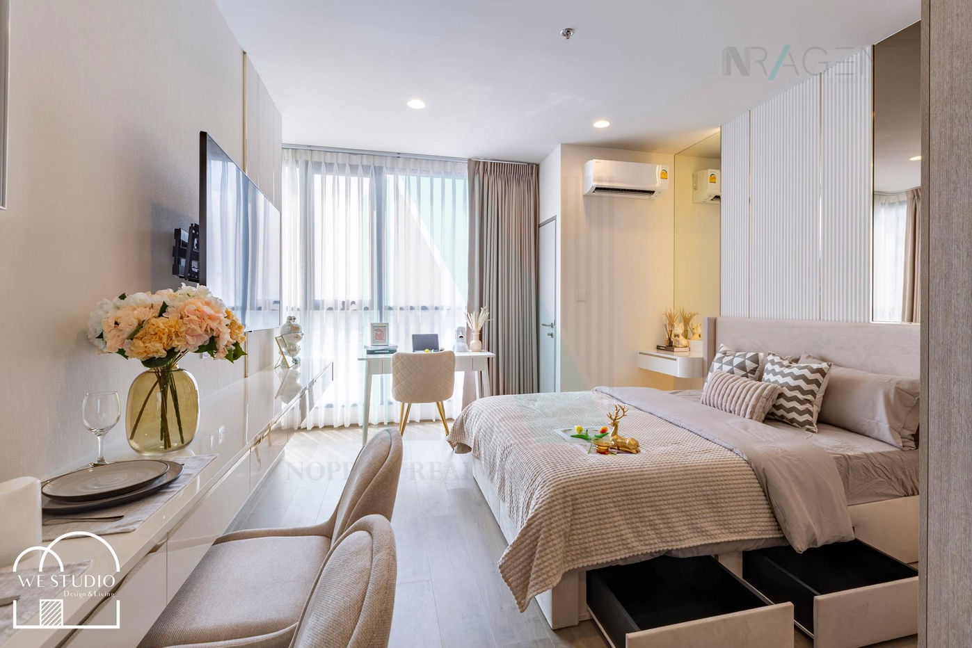 picture 🎉 For Rent Condo THE CROWN RESIDENCES Building 1, Floor 8,Studio, Room size 27 sqm - 5/8